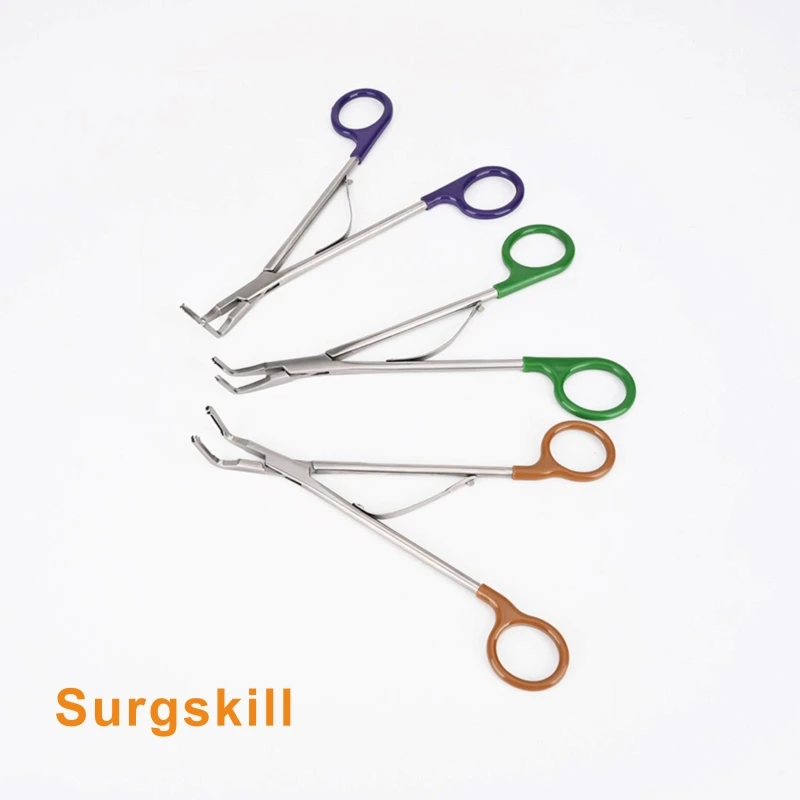 Open Laparoscope Surgery Plastic Applicators Poly Lok Open Appliers for Medical Surgery