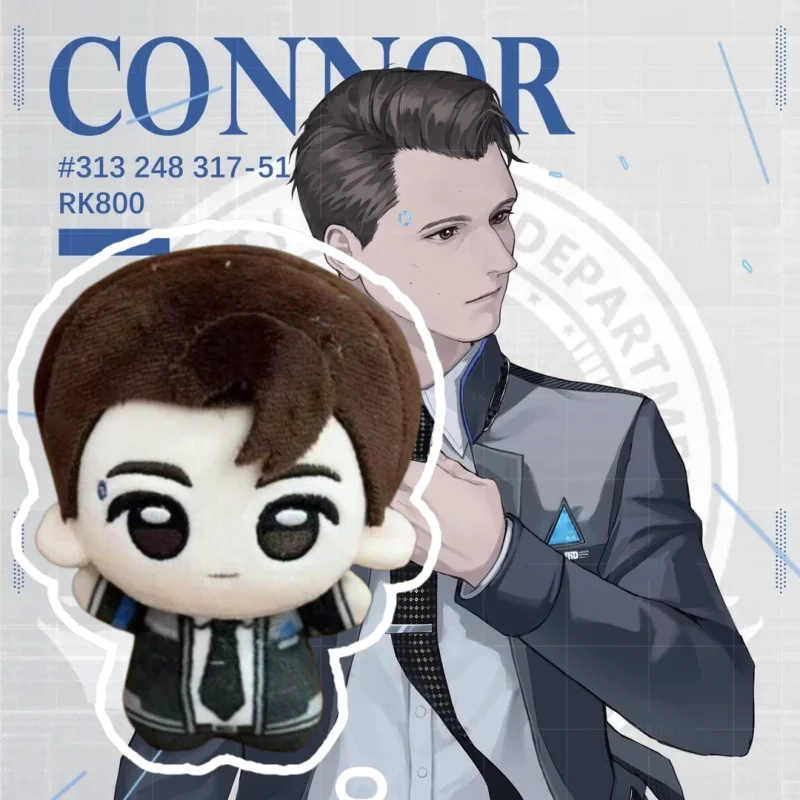 

Detroit Become Human Rk800 Plush Doll Game Character 10cm Cotton Doll Cute Gift For Friends Decoration Game Fans Soft Stuffed