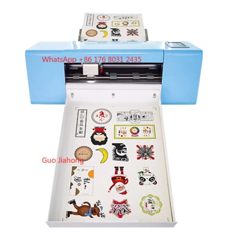 المنتجات الأكثر مبيعًا 2022 Shopify A3 + قبلة قطع التسمية القاطع ورقة الرقمية القاطع آلة الملصقات التسمية الراسمة