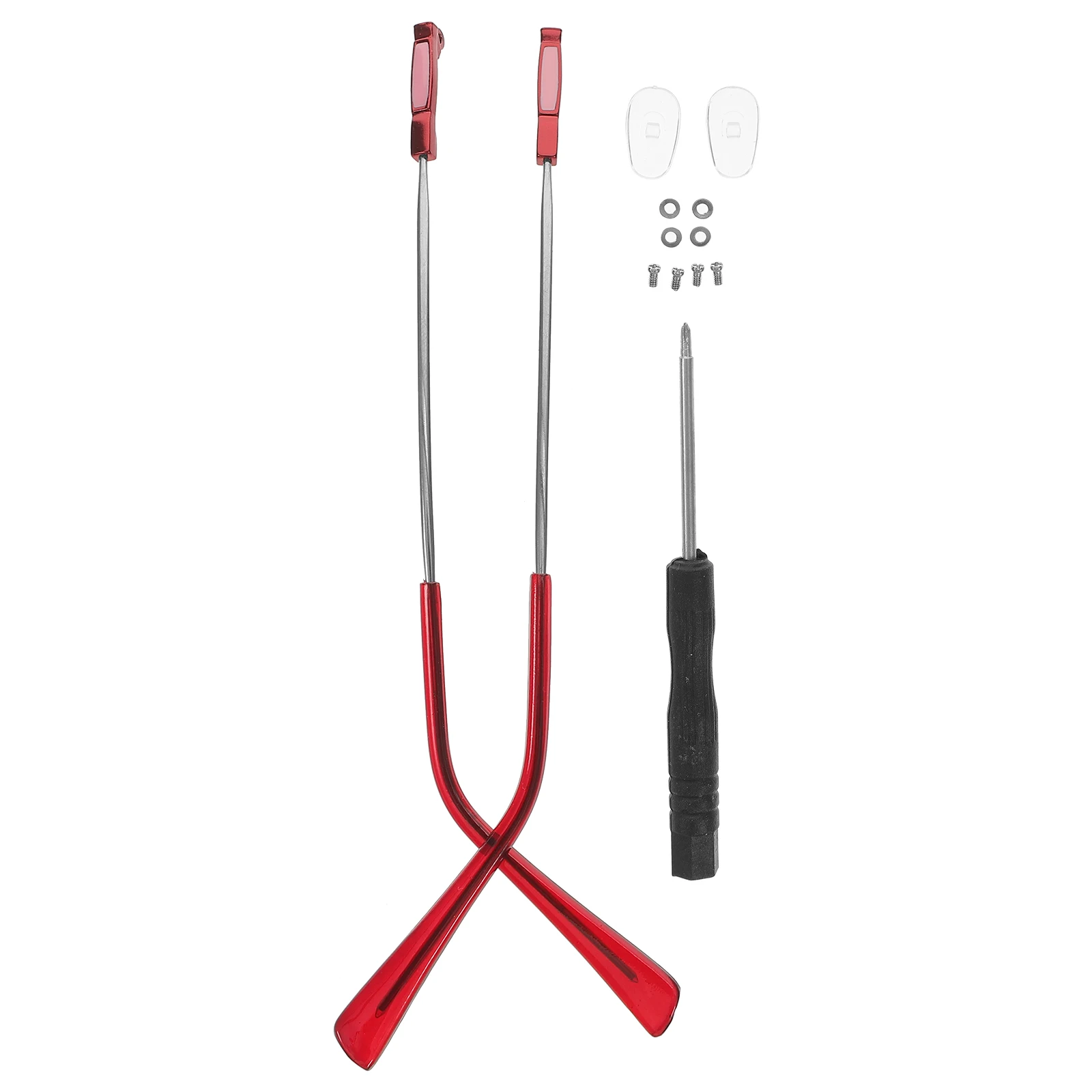 

1 Pair Metal Eyeglasses Replacement Temple Durable Wear Resistant Light Comfortable Easy Install Universal