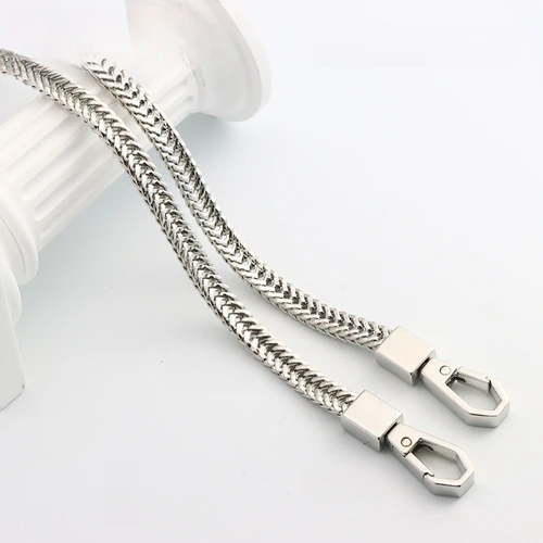 Imagen 2 del producto Cadena para bolso DIY, correa para bolso de 7mm, cadena de repuesto para bolso, correas para bolso de hombro, bolso pequeño, cadena con asa, piezas para bolso