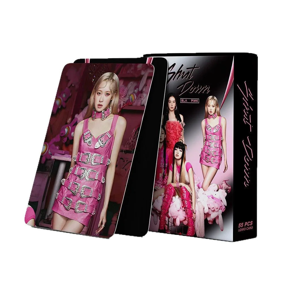 55 Pink and Ink Card Girl Group HD Exquisite Peripheral Commemorative Collection Cards