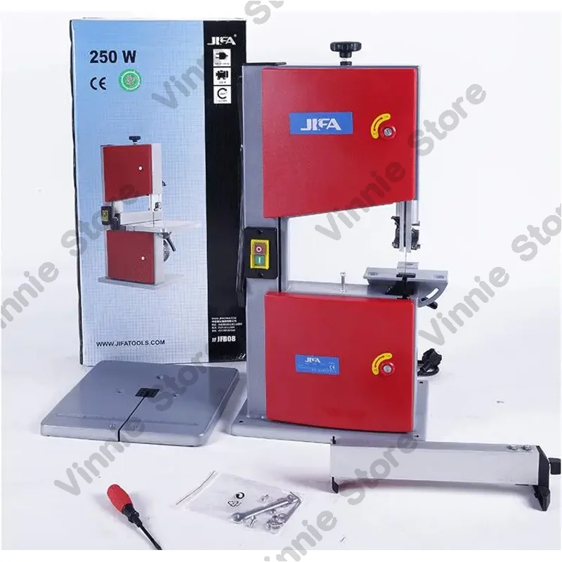 JFB-08 Model Multi-function Woodworking Band-sawing Machine,250W DIY Hobby Model Crafts Cutting Saw Table Woodworking Jig Saw