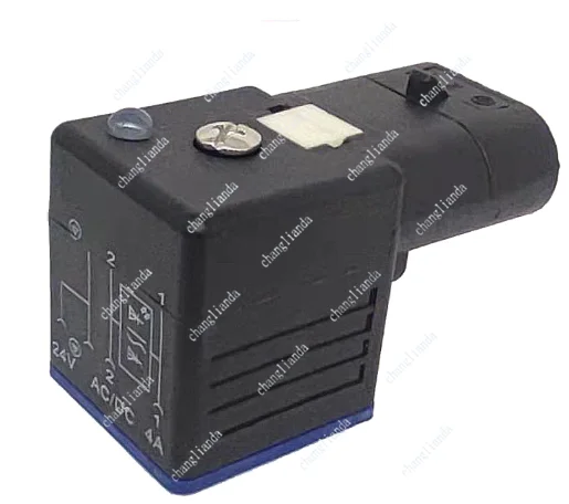 

Hydraulic solenoid valve waterproof dust with wire plug AC/DC24V4A integrated sealed needle box HM3250QY