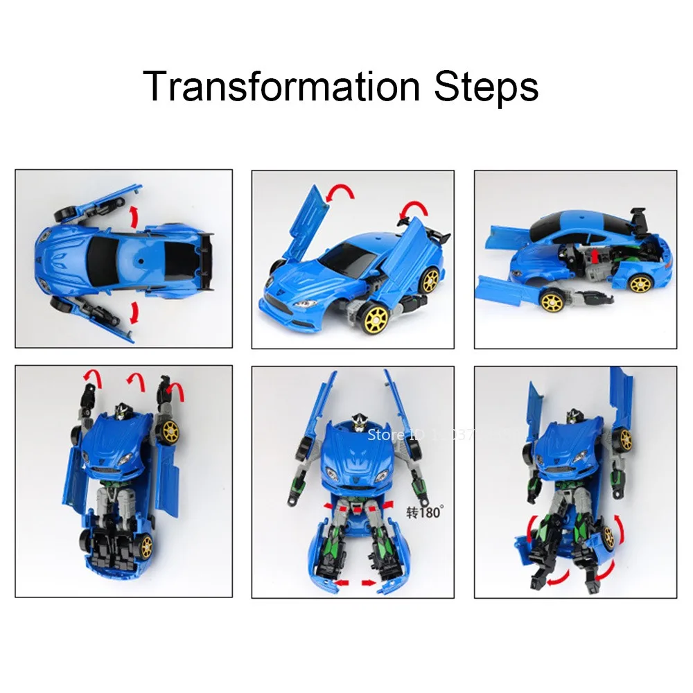 1:32 스케일 변형 로봇 장난감 미니어처 자동차 모델 합금 다이캐스트 슬라이딩 휠 미니 수동 변형 자동차 어린이 선물용
