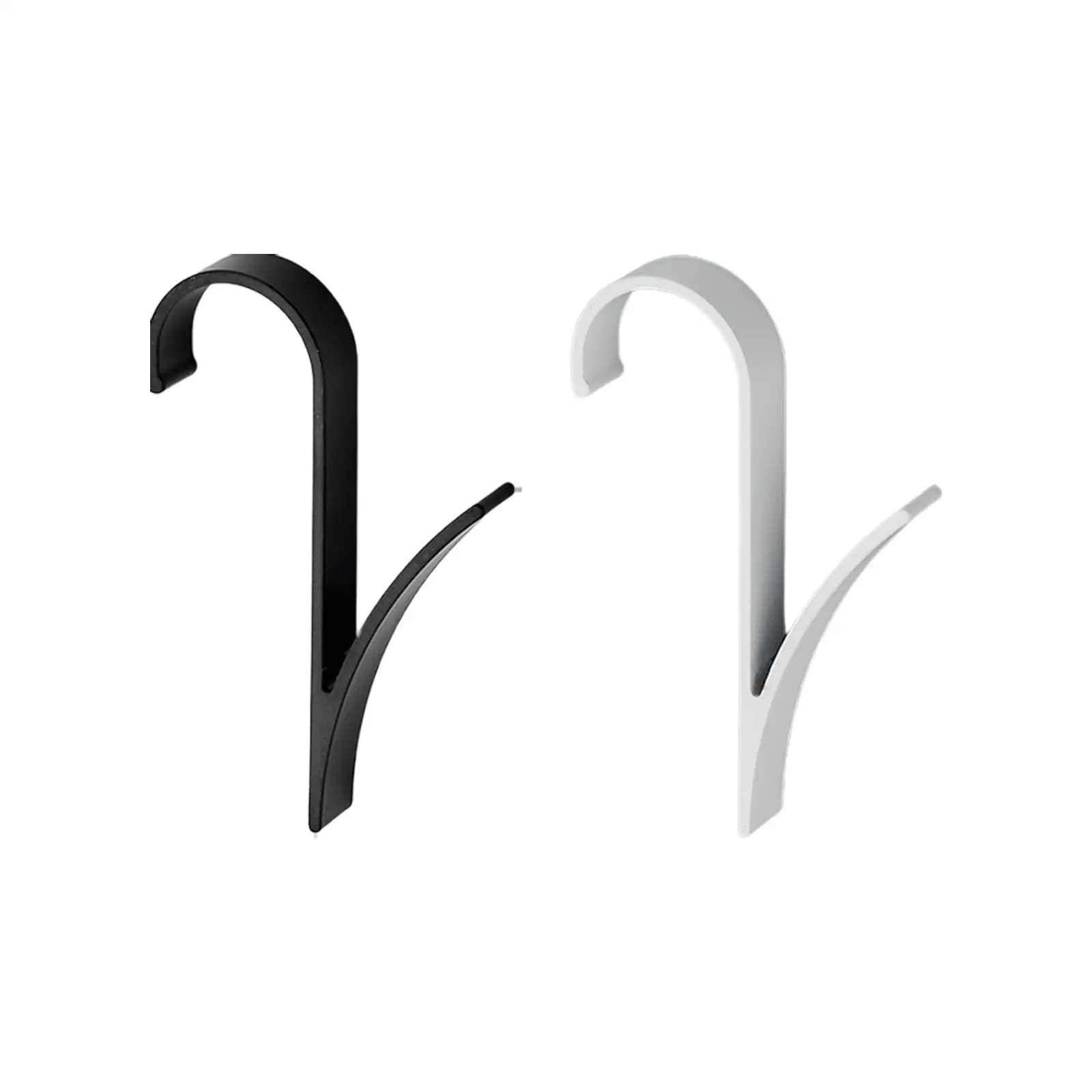 10Pcs Rail Hook Entryway R Shaped for Scarf Hooks for Kitchen Radiator Hook