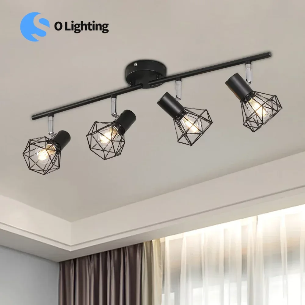 Ângulo ajustável LED Track Lights, Superfície montada, Holofotes dobráveis, Luzes de iluminação para cozinha, Loja, Casa