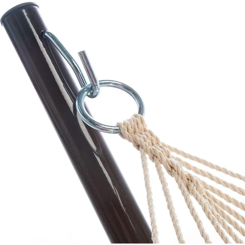 أرجوحة مبطنة موفرة للمساحة مع حامل ووسادة، مثالية لمعيشة الشقة، مصممة في الولايات المتحدة الأمريكية، مثالية للمساحات المدمجة #6