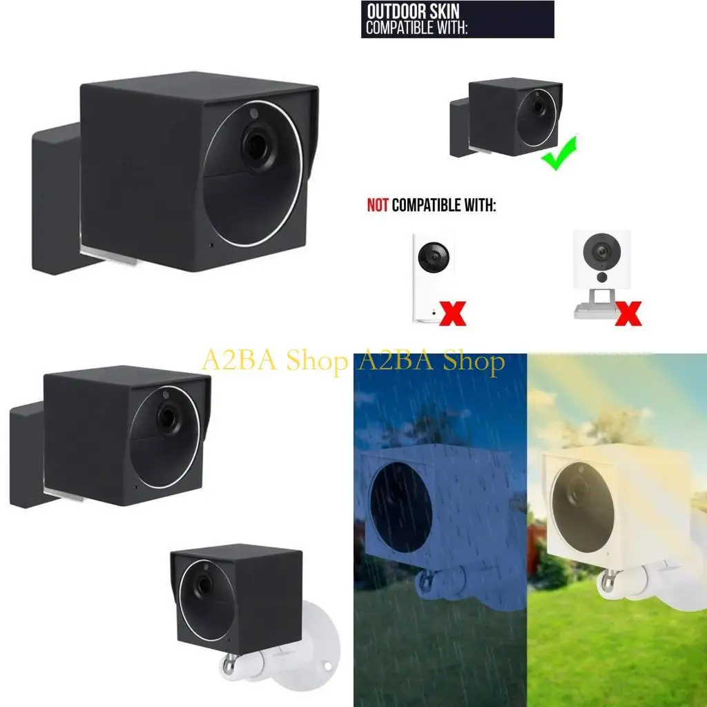

A2BA Sleek Silicone Sleeve Reliable Silicone Protector fit for Wyze Outdoor Camera