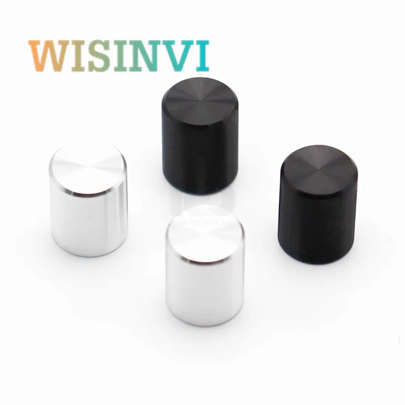 10PCS 8.5×10mm Aluminum alloy knob cap Amplifier volume Knob cap square hole 3.2x3.2mm for 6 * 6 series switch cap