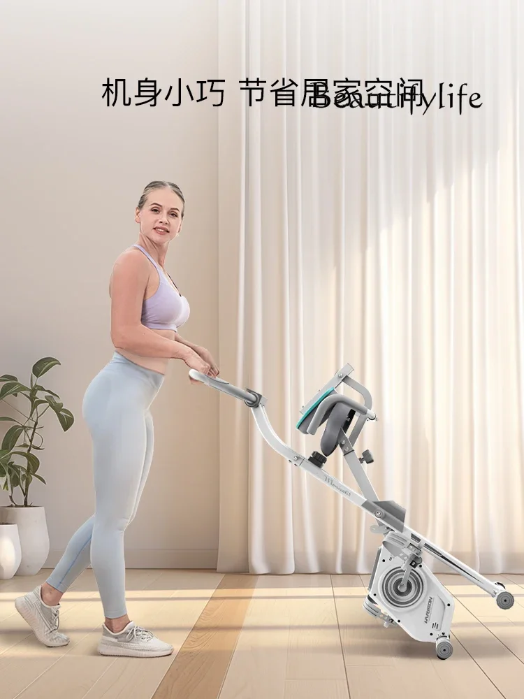 BJ Spinning modelo doméstico bicicleta estática plegable pequeña deportes ultrasilencioso autopropulsado