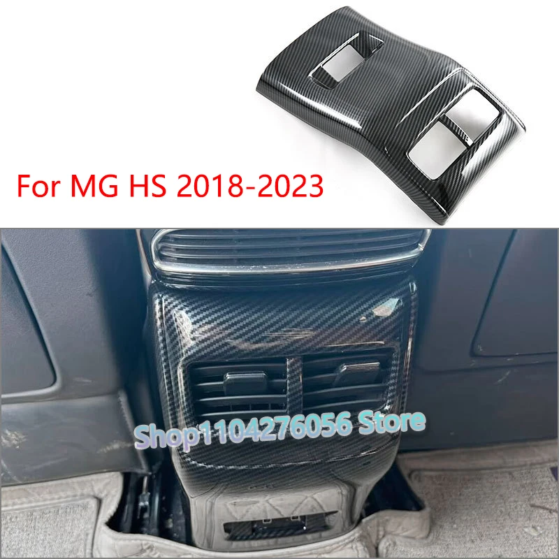 

For MG HS 2018-2023 ABS Car Rear Air Condition Vent Outlet Anti-Kick Panel Cover Auto Interior Accessories