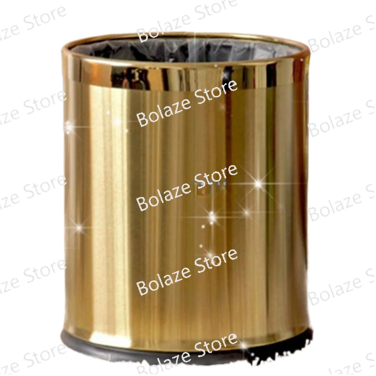 Double gold trash can, waste bucket, kitchen, living room, bathroom, toilet, home, Ktv, hotel, modeling