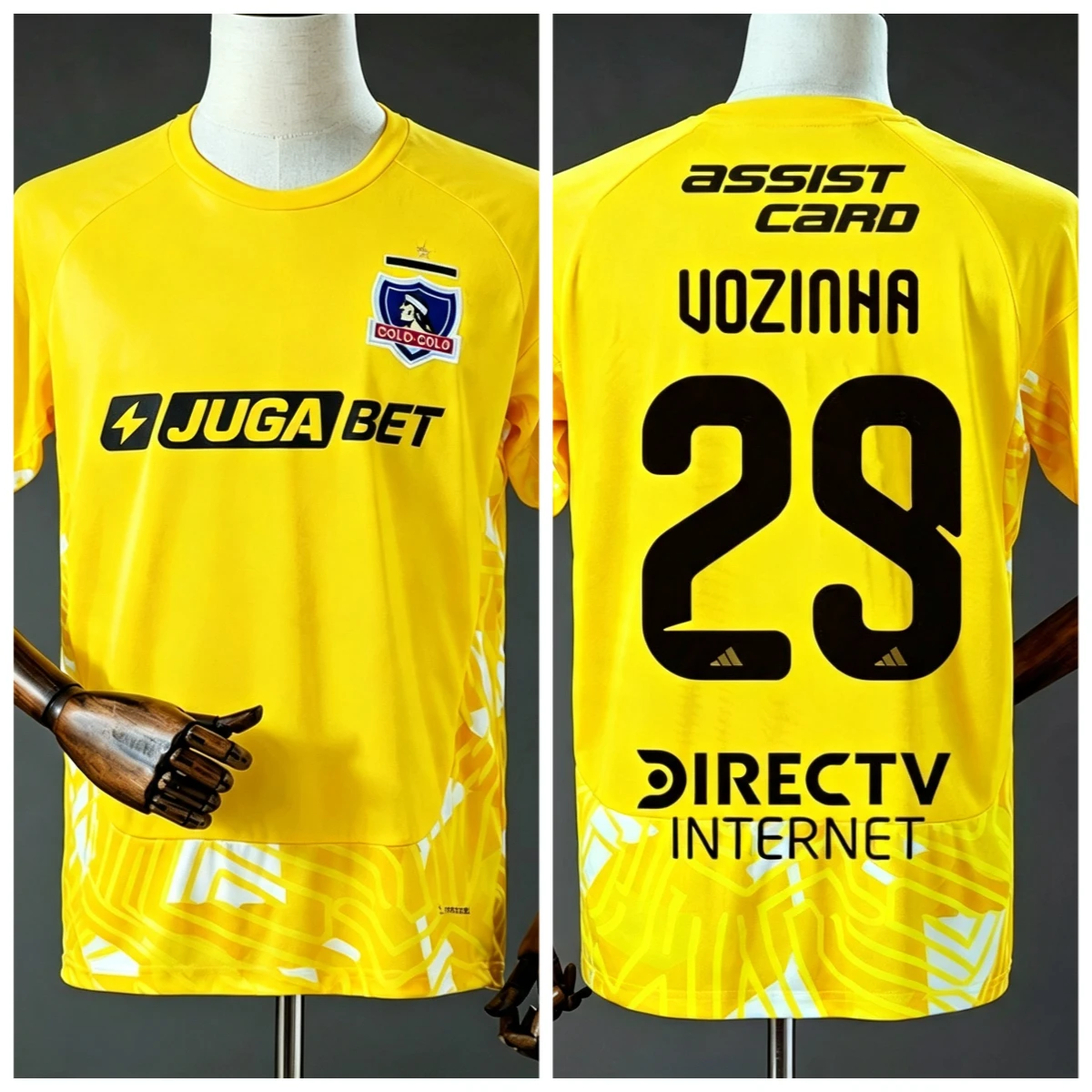 Season 26-27 Colo-Colo Vozinha 29# Football Jersey, Men Summer 3D Print Sports Football casual comfortable T-shirt