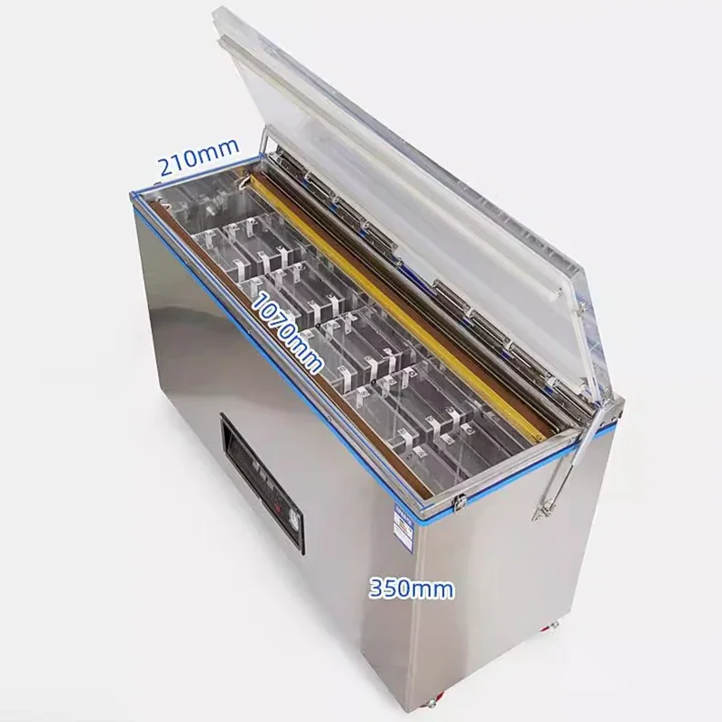 آلة تعبئة الفراغ الأوتوماتيكية بالكامل آلة تعبئة الفراغ التجارية الكبيرة طعام مطبوخ، جاف ورطب ثنائي الغرض طازج