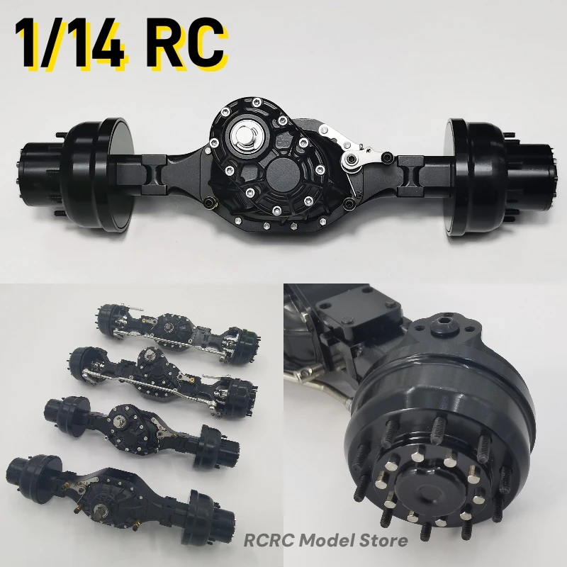 

1/14 RC Truck CNC Precision Wheel Reduction Axle Drive Differential Lock Axle For Tamiya 1/14 Rc Tractor Truck Parts Accessories
