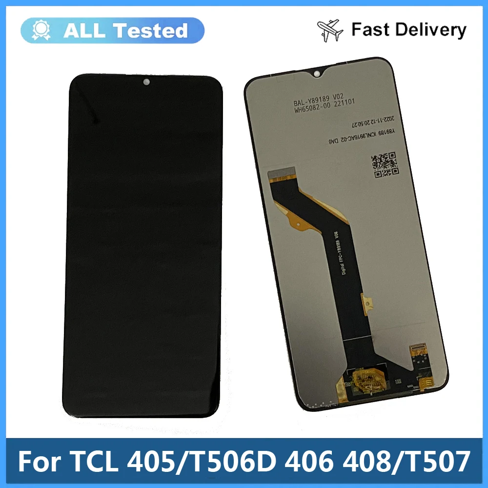 

For TCL 405 T506D 406 408 T507D1 T507A T507U T507U1 T507U2 T507J LCD Display Touch Screen Digitizer Replacement LCD Sensor Parts