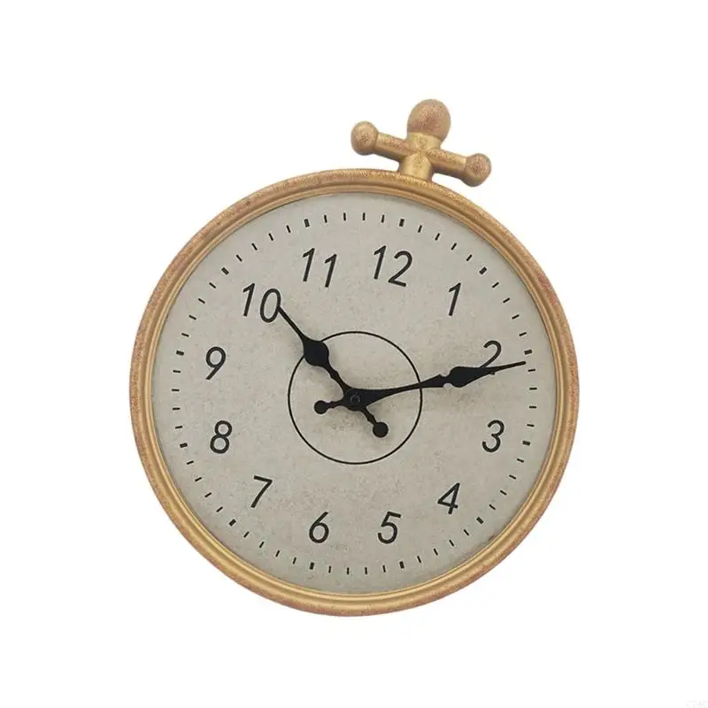 Orologio da parete silenzioso resistente alle intemperie C7AC con display con numeri grandi facile lettura