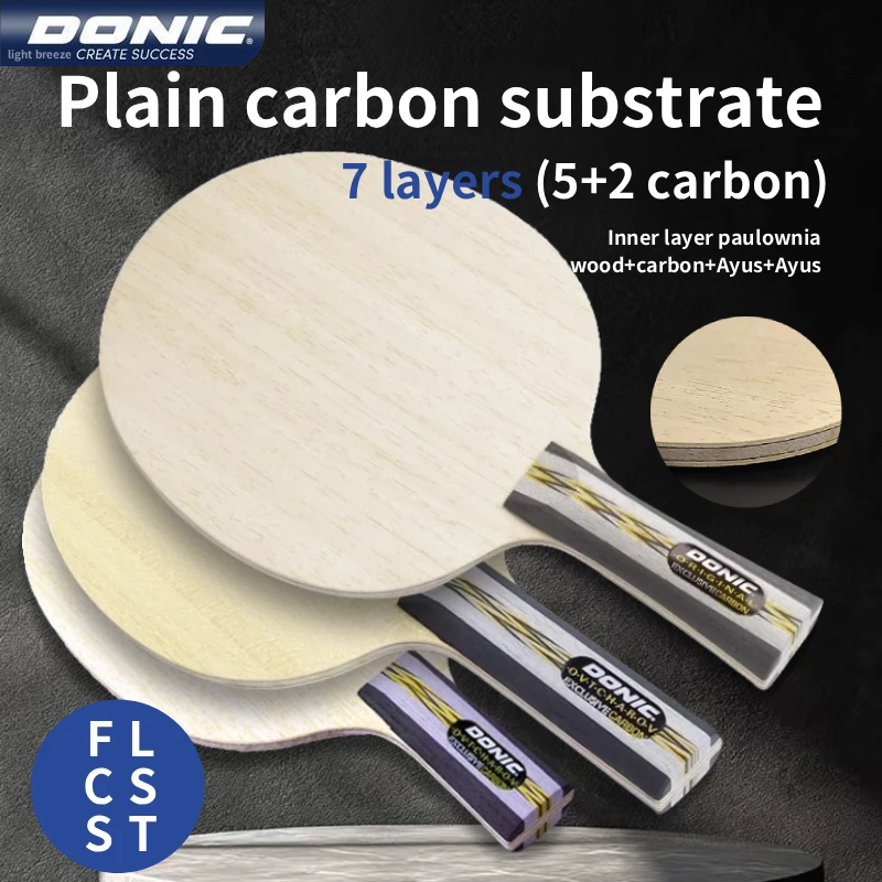 

DONIC Original Administrative Carbon Bottom Table Tennis Bottom 33185/22185 Offensive Bottom Carbon