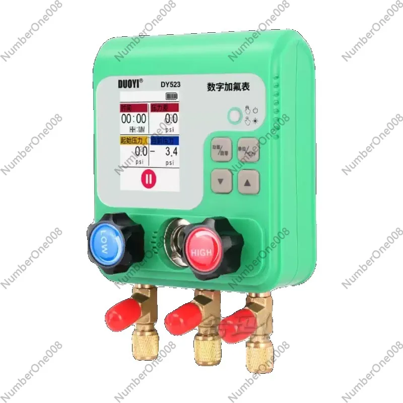 

DY523 Electronic Air Conditioning Gauge Group Pressure Gauge Automobile Maintenance Vacuum Gauge