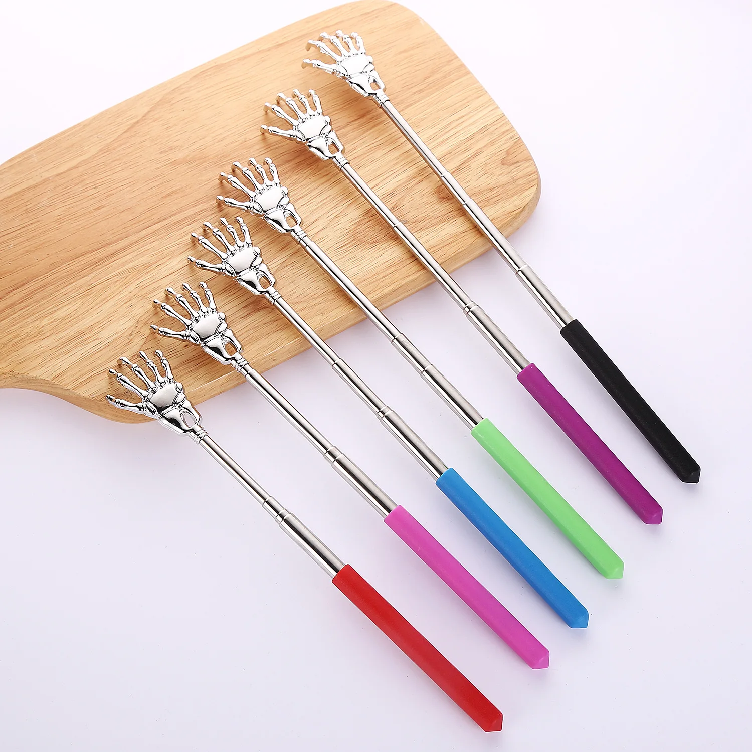 마사지기 Back Scratcher Telescopic Scratching Back Scratcher Massager Kit Scraper Extendable Telescoping Itch Health Products 괄사