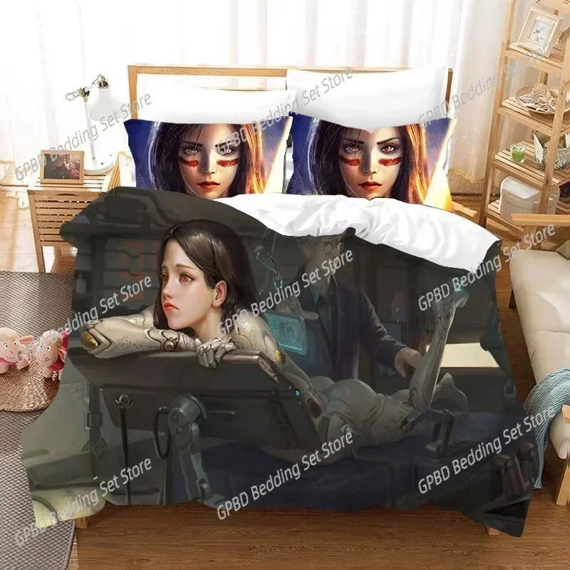 3D Movie ALITA Battle Angel Bedding Set Bedroom Soft Modern Bedspreads Comefortable Kids Duvet Cover Quilt Cover And Pillowcase