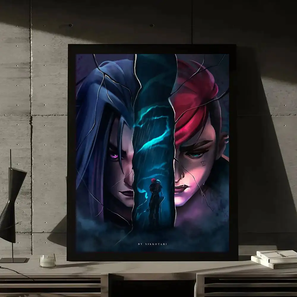 الكرتون A- غامض الموسم 2 السادس J-Jinx المشارك معرض يطبع ذاتية اللصق ديكور المنزل الديكور صور مطبوعة للحوائط غرفة المعيشة ملصق