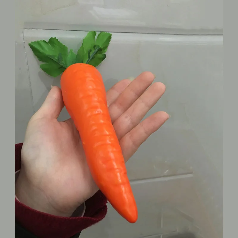 Simulation Carrot False Fruit Vegetable Carrot Model Home Decoration Craft Jewelry Props