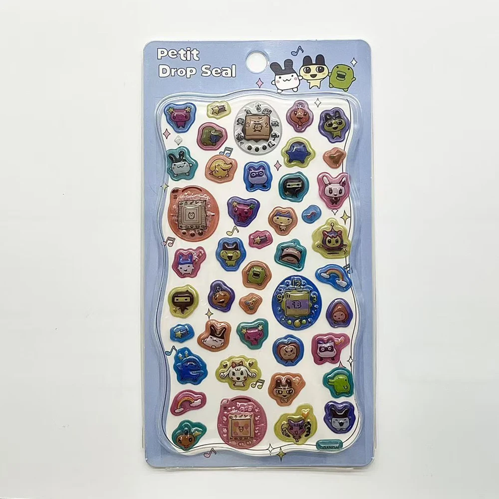 

new style Tamagotchi Sticker Cartoon Decorative Sticker Versatile DIY Nostalgic Digital Pet Theme Decoration for gift