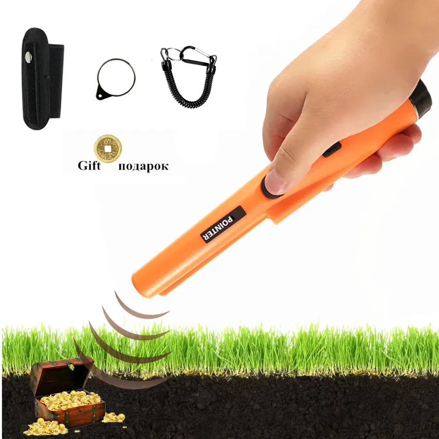 Pro Pinpointing Pointer Metal Detector GP-pointer Gold Target Metal Detector Static Alarm with Bracelet