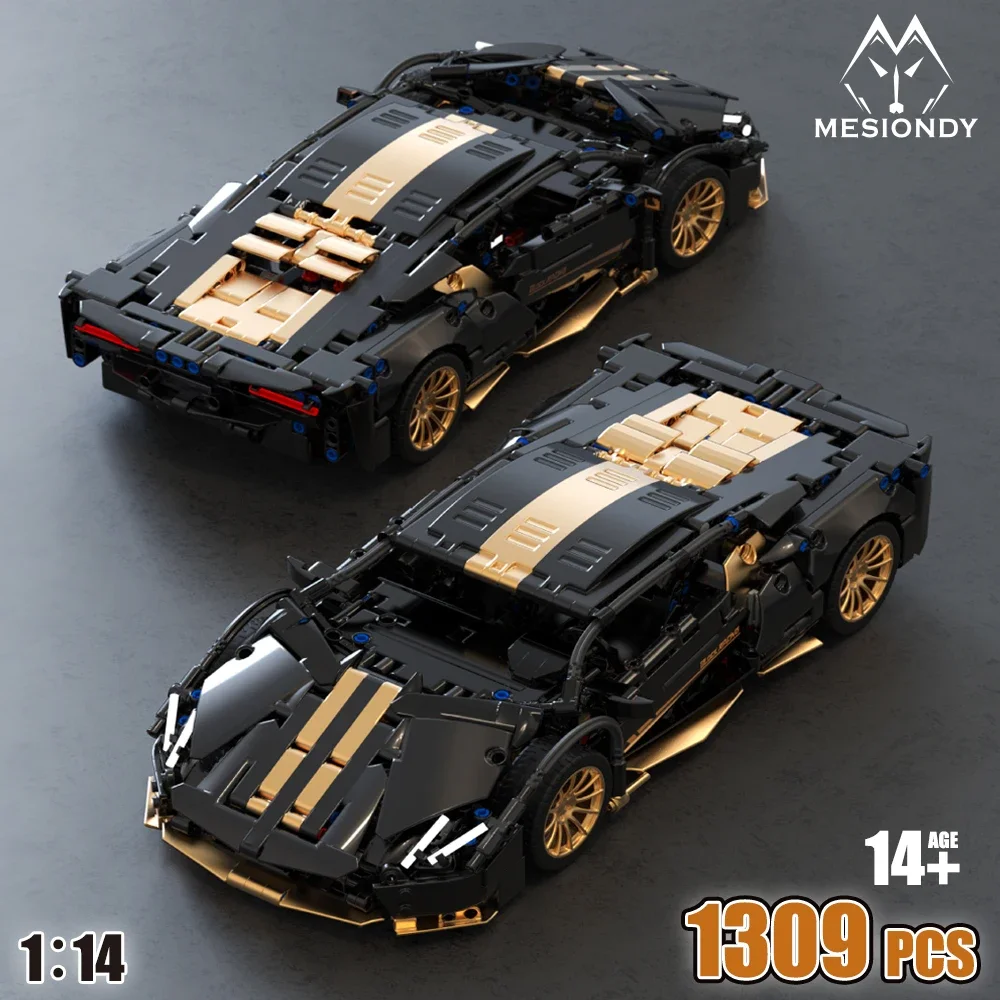 Technical Car Constructor Cars 1:14 Model Building Project for Adults Block Toys for Boys Brick Gifts Kid Boyfriend