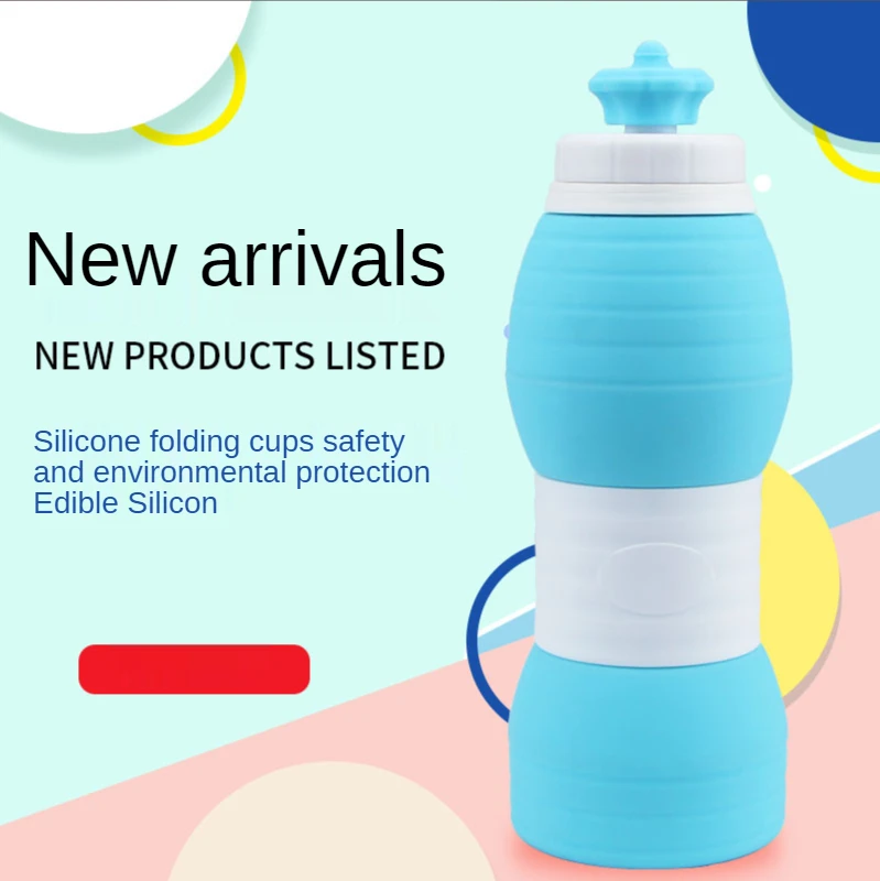 

Multifunctional Food Grade Silicone Telescopic Water Outdoor Travel Folding Water Bottle Bottle Daily Gift Water Cup