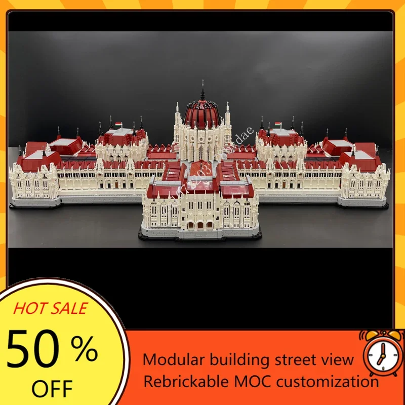 19120PCS Budapest Parliament Modular MOC Creative street view Model Architecture Custom Puzzle Assembly Model Toys Gifts view 2