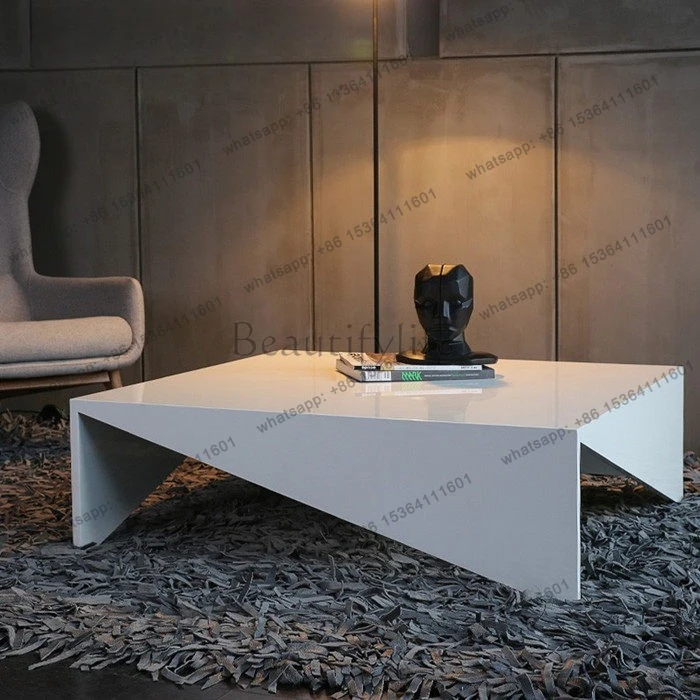 

Italian style, personalized square coffee table, modern simple light luxury living room coffee table