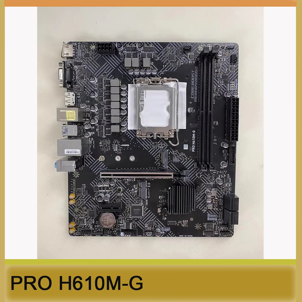 Perfect test Stable performance high quality Mainboard PRO H610M-G
