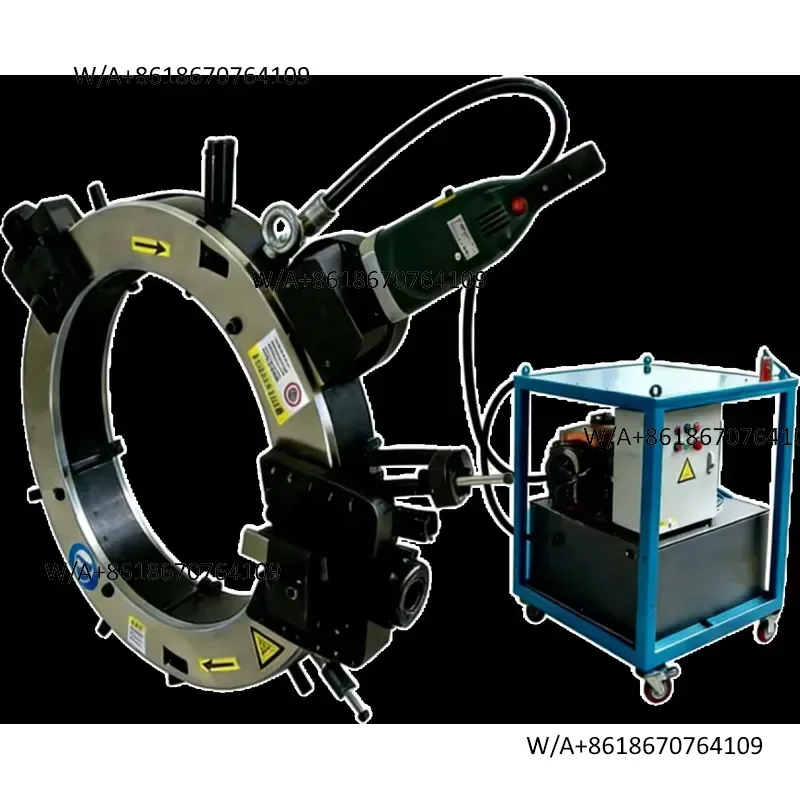 Professional Hydraulic Motor Pipe Beveler YPH Model 24 48 Inch 1100W 380V/110V-220V Cold Cutting Machine for Oil Pipeline