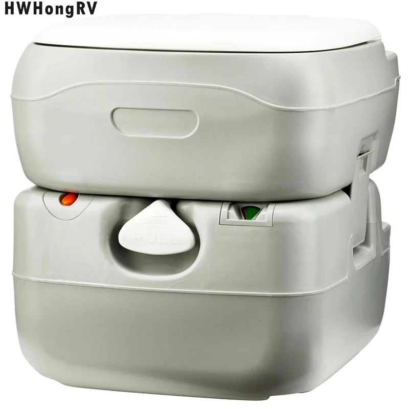 Camping RV Portable Toilet Outdoor RV Cassette Caravan RV Marine Camper Portable Travel Toilet One Piece Wall Mounted Chinese