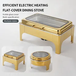 hotel electric heating and insulation,Stainless steel buffet stove,  Buffet stove, food warmer chaffing dish