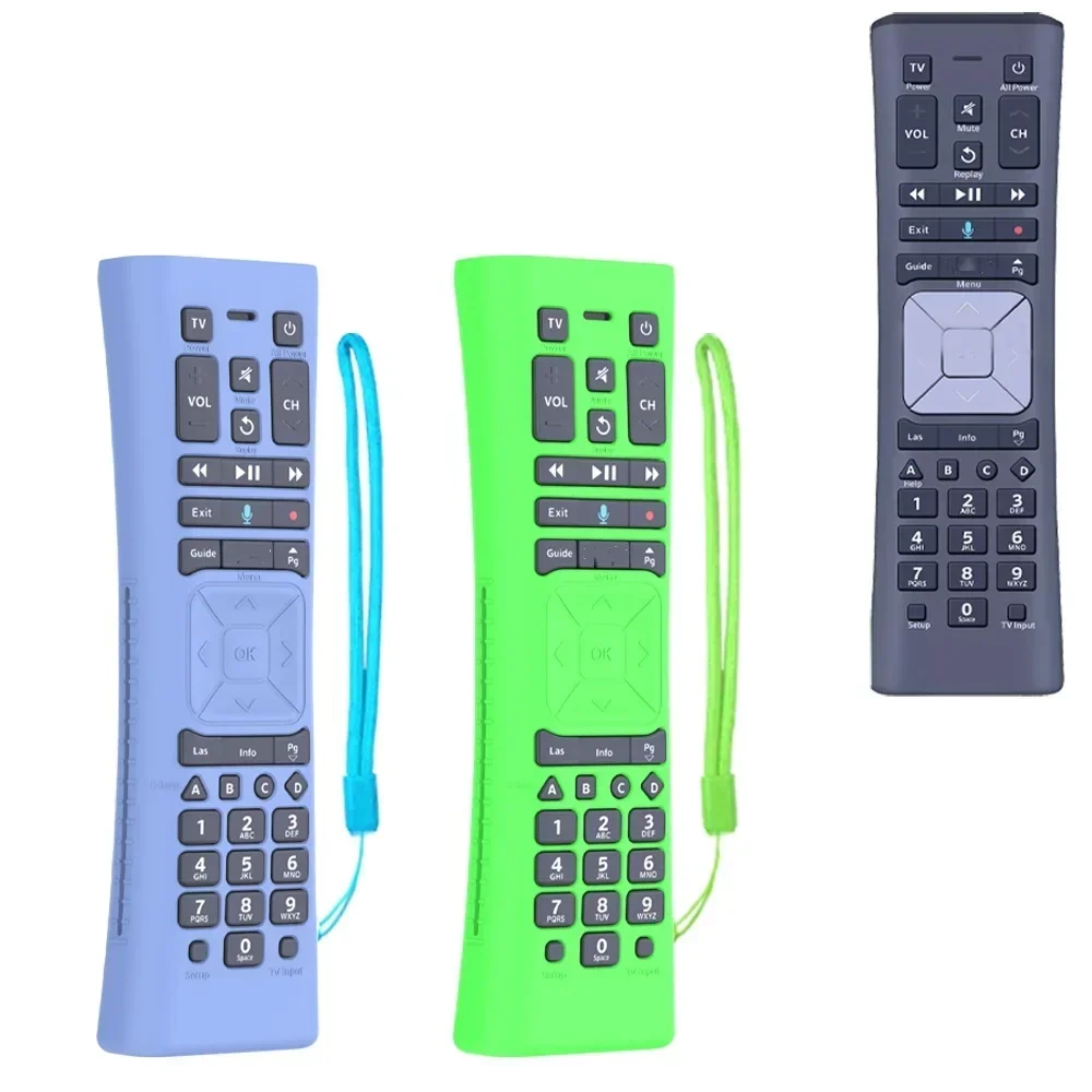 

Protective Silicone Remote Case For xfinity xr11 Remote Controls Protective Case Simple Dustproof Protective Sleeve with Lanyard