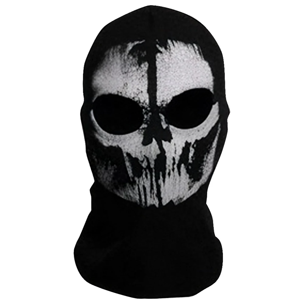 

Унисекс Балаклава Призраки Череп Полнолицевая маска Череп Лыжный головной убор Шарф Капюшон для косплея Вечеринка Хэллоуин Велоспорт Скейтборд