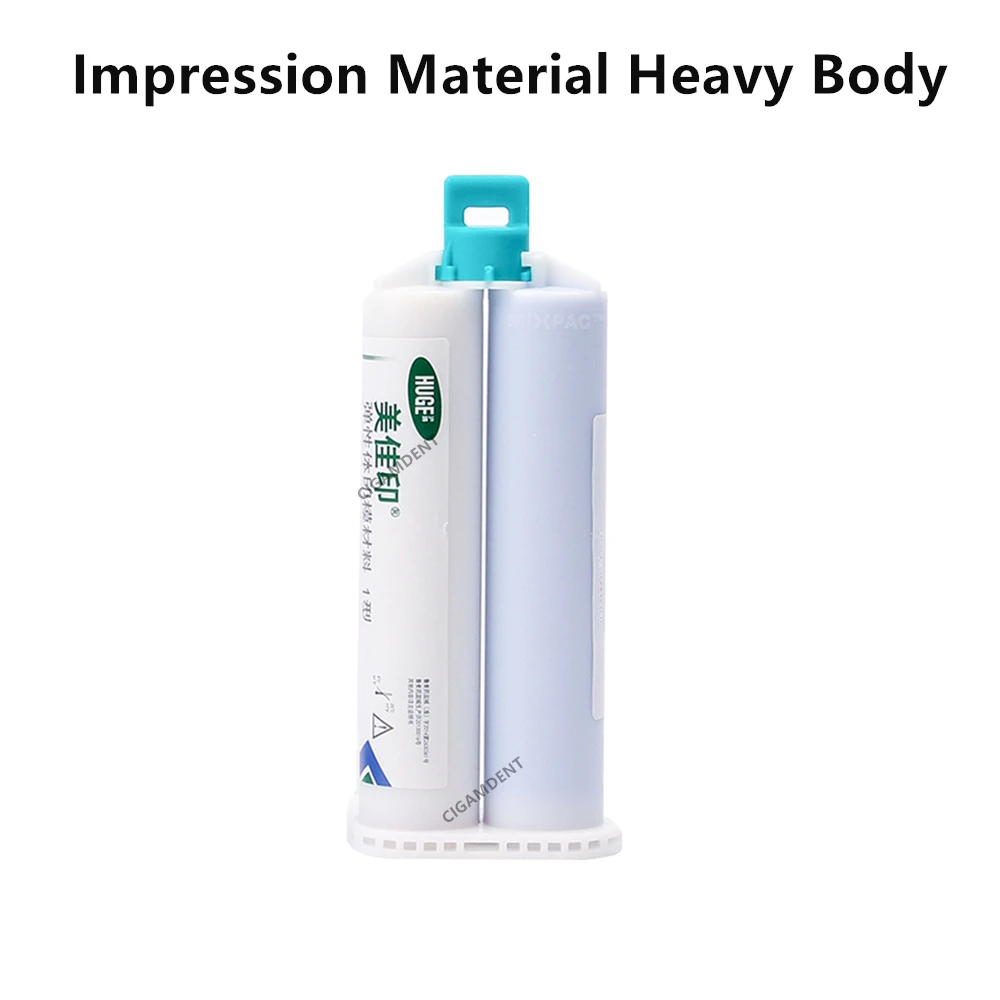 Dental Light/medium/heavy body Impression Material Silicone Bite Registration With Mixing tips Dentistry Impression Mixing Gun