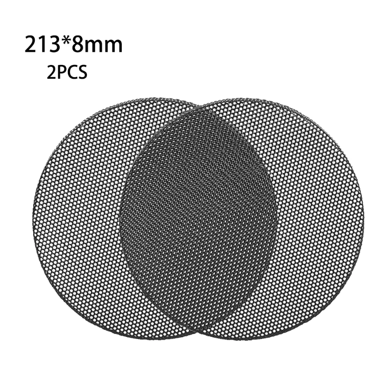 Couverture Grille en maille métallique pour haut-parleur, cercle décoratif remplacement, pour maison et le bureau