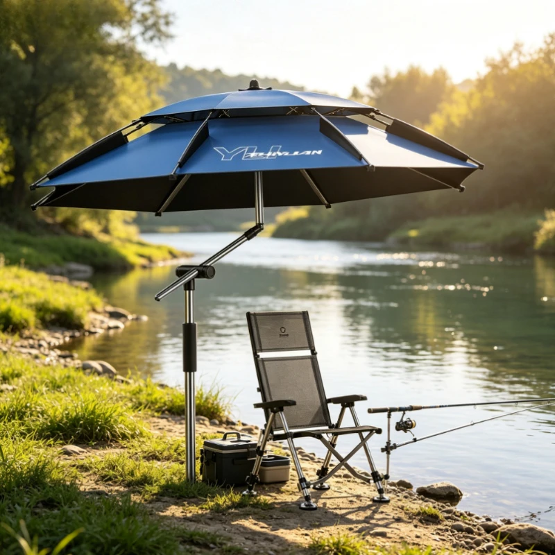 Outdoor Camping Umbrella - مظلة صيد بطول 2.4 متر مع