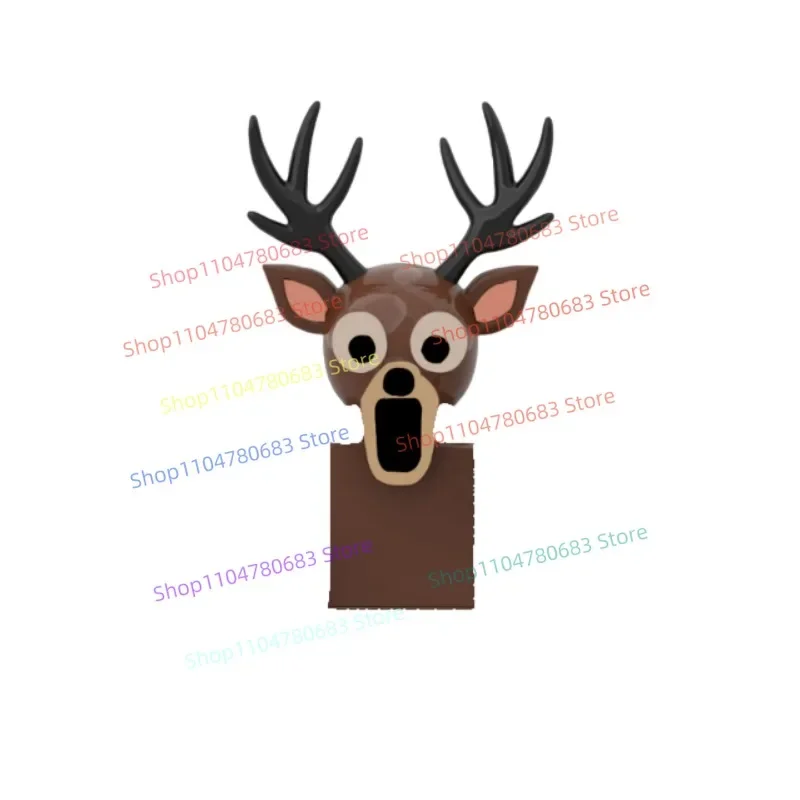 Mini Action Figure Herten Uil Geit Monster Bouwstenen Assemblagemodel Beeldje Anime Cartoon Decoratief Speelgoed Cadeau Collectible