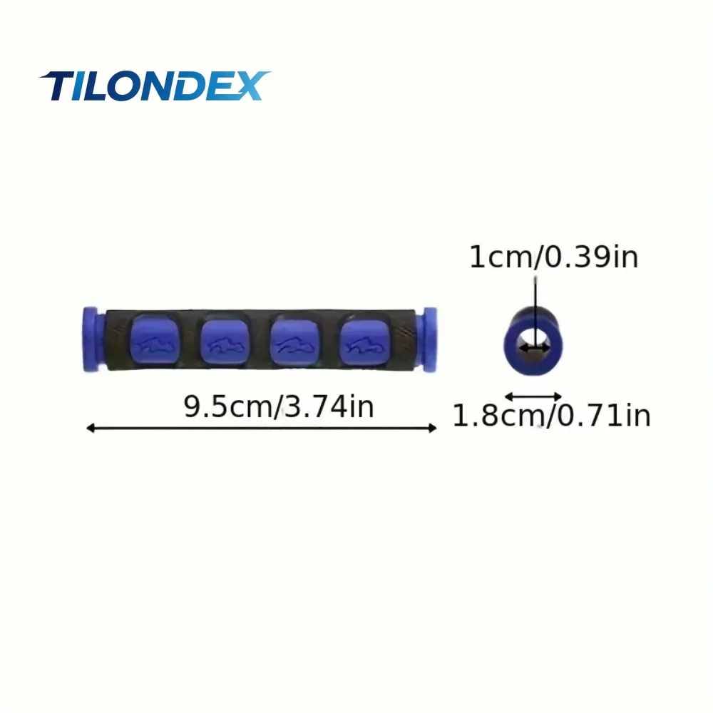 TILONDEX Motorcycle Handlebar Grips, Anti-Slip Rubber Brake & Clutch Lever Covers, Ergonomic Control Grip Sleeves for Motorbike