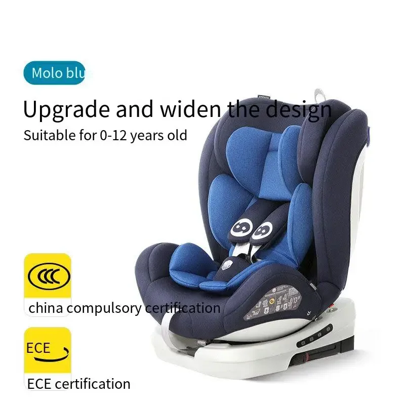 Asiento de seguridad para coche de alta calidad para bebé recién nacido, asiento giratorio bidireccional, silla de seguridad infantil, cojín de esponja, asiento de seguridad ajustable para niños