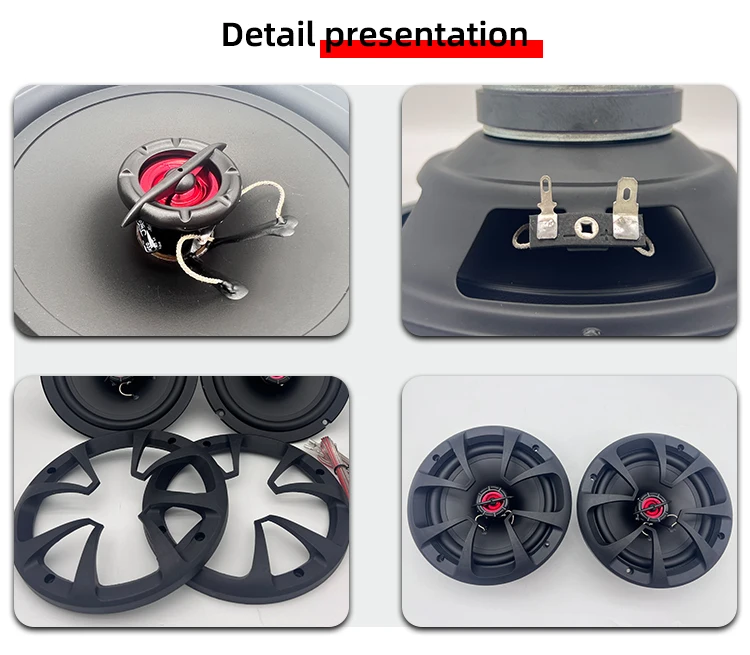

Economic Price 6.5 Inch Coaxial 12V Car Audio Speakers High Quality Easy Install Universal Music Door Speakers(1pair speakers)