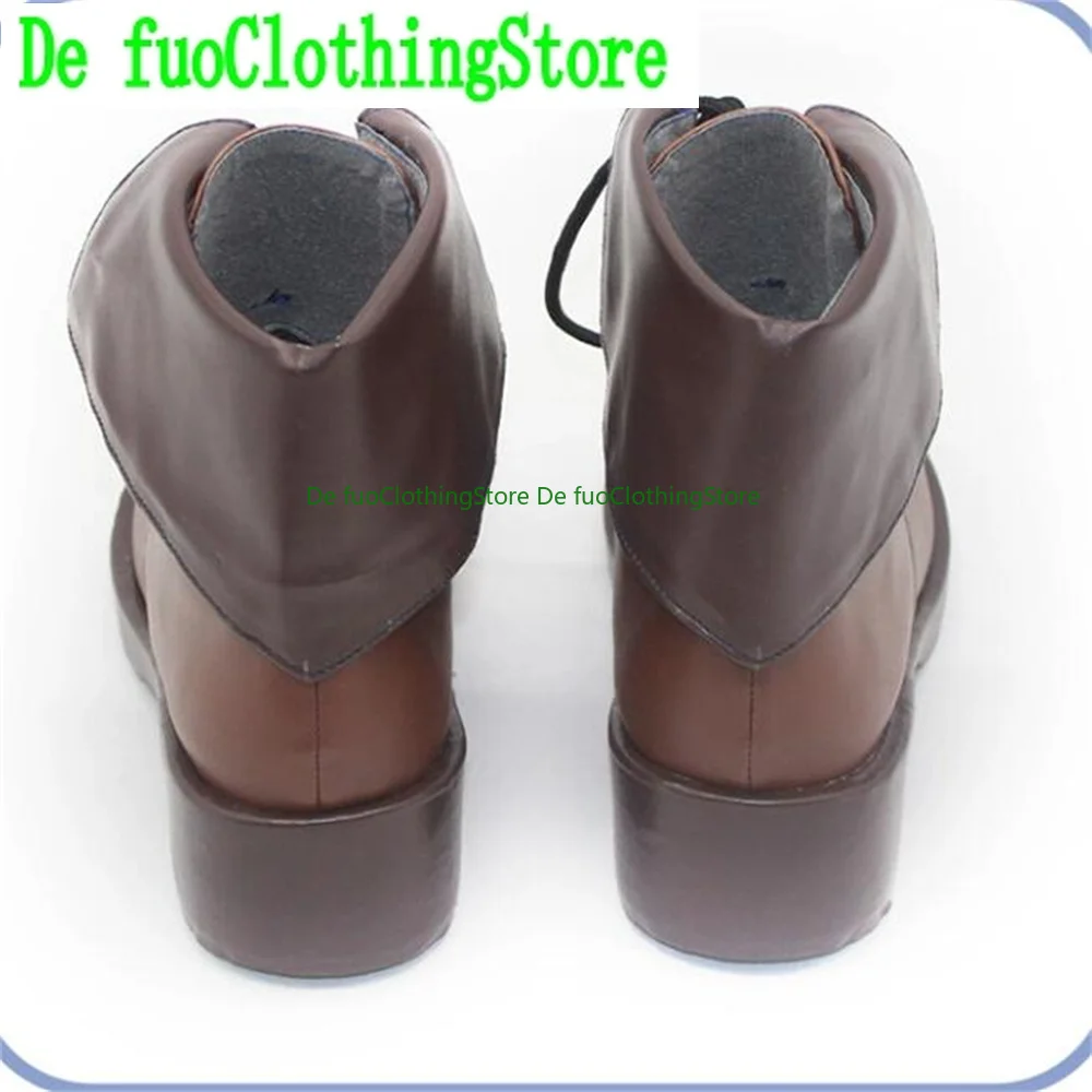 DefuoClothing Ezra Theodore Cosplay Shoes Boots Game Anime Game Role-playing Shoes and Boots Halloween Party