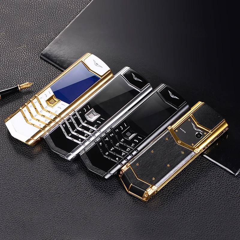 الكلاسيكية كبار الهاتف المحمول أنيقة المعادن التوقيع اليدوية الهاتف المحمول المزدوج سيم بلوتوث الهاتفي الكتاب الاليكتروني الفاخرة المسنين الهاتف