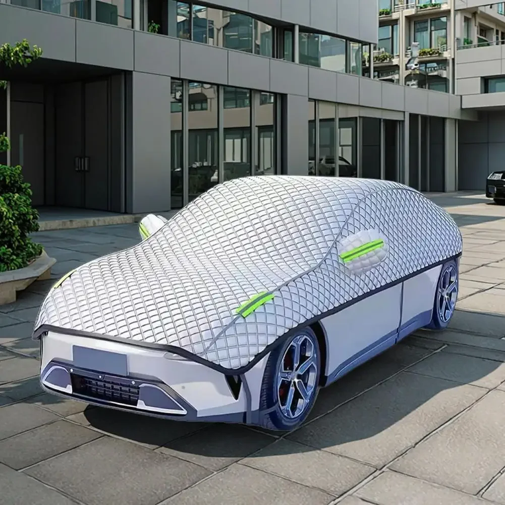 

Universal Car Cover Four Seasons Protection Anti Freeze Thermal Insulation Sun UV Resistance Snowproof Year Round Use